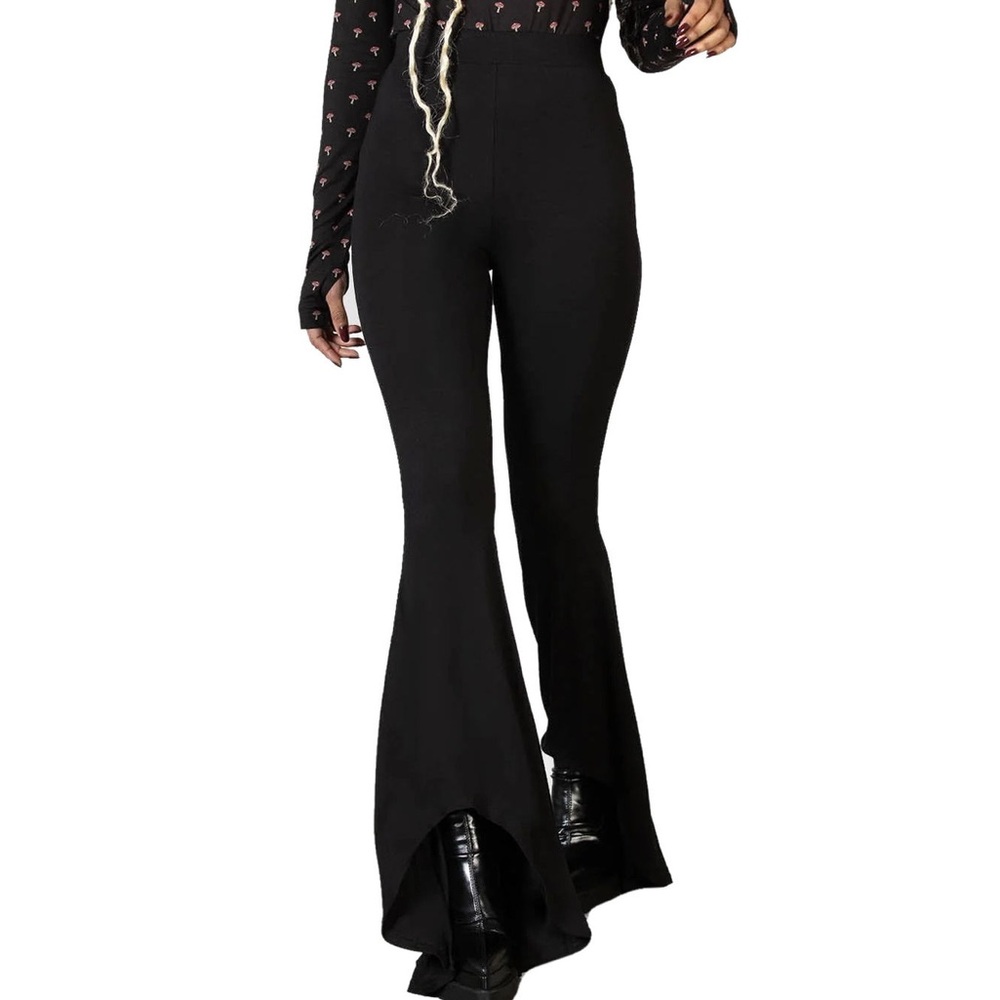NWT Killstar Funeral Bell Flares